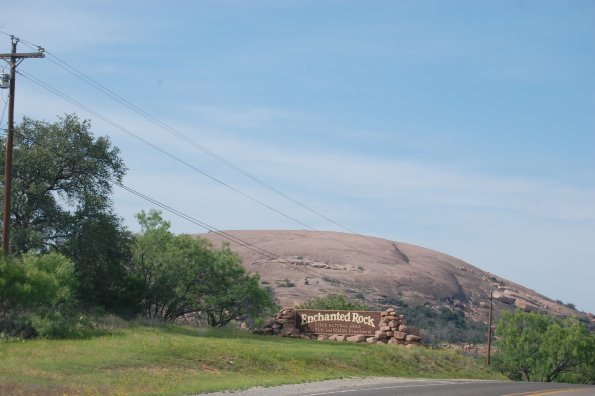 Enchanted Rock from afar