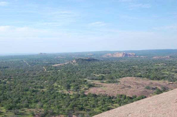 View from atop Enchanted Rock