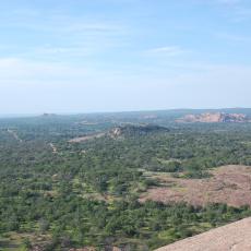 View from atop Enchanted Rock